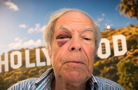 Dr. Paterson with Hollywood sign (cropped) ChatGPT