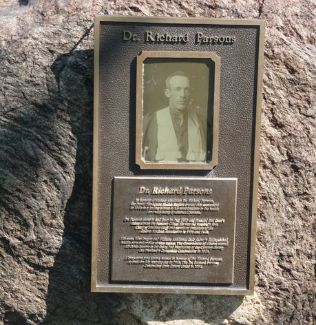 Richard Parsons memorial at the Red Deer Hospital